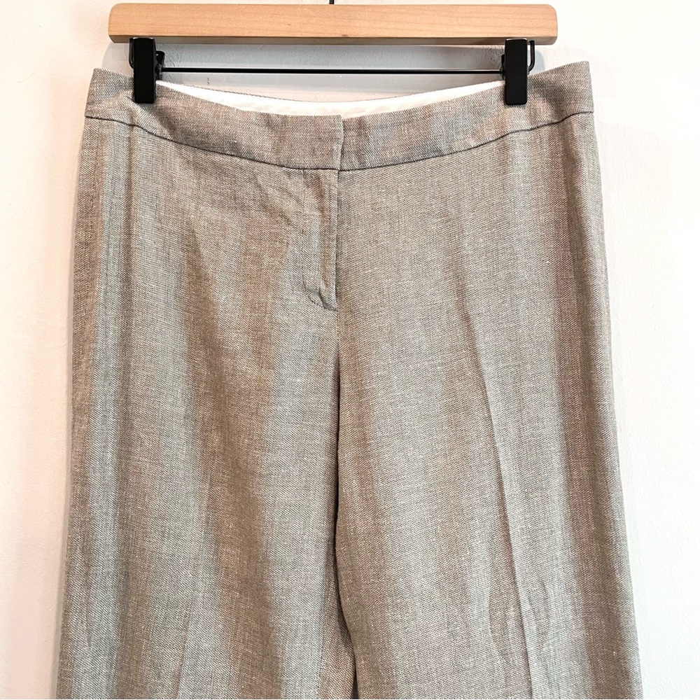 Elie Tahari 2 PC Linen Blend Tweed Blazer Pants Suit Set - Picture 12 of 16